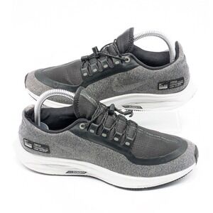 Nike Zoom Shield Womens Running Shoes Black Gray Size 7.5 Weather Resistant